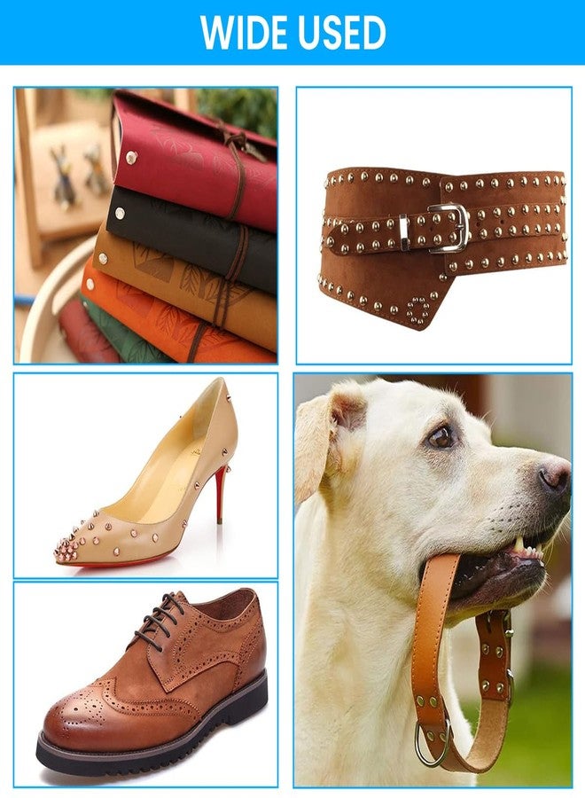 Serplex مجموعة أدوات تثقيب وتشكيل أزرار الكبس (11 قطعة) | مجموعة أدوات تثقيب أزرار برشام متعددة الأحجام لأعمال يدوية على الجلد، والجينز، والحقائب، والأحزمة، وأدوات إصلاح المنزل - Image 4